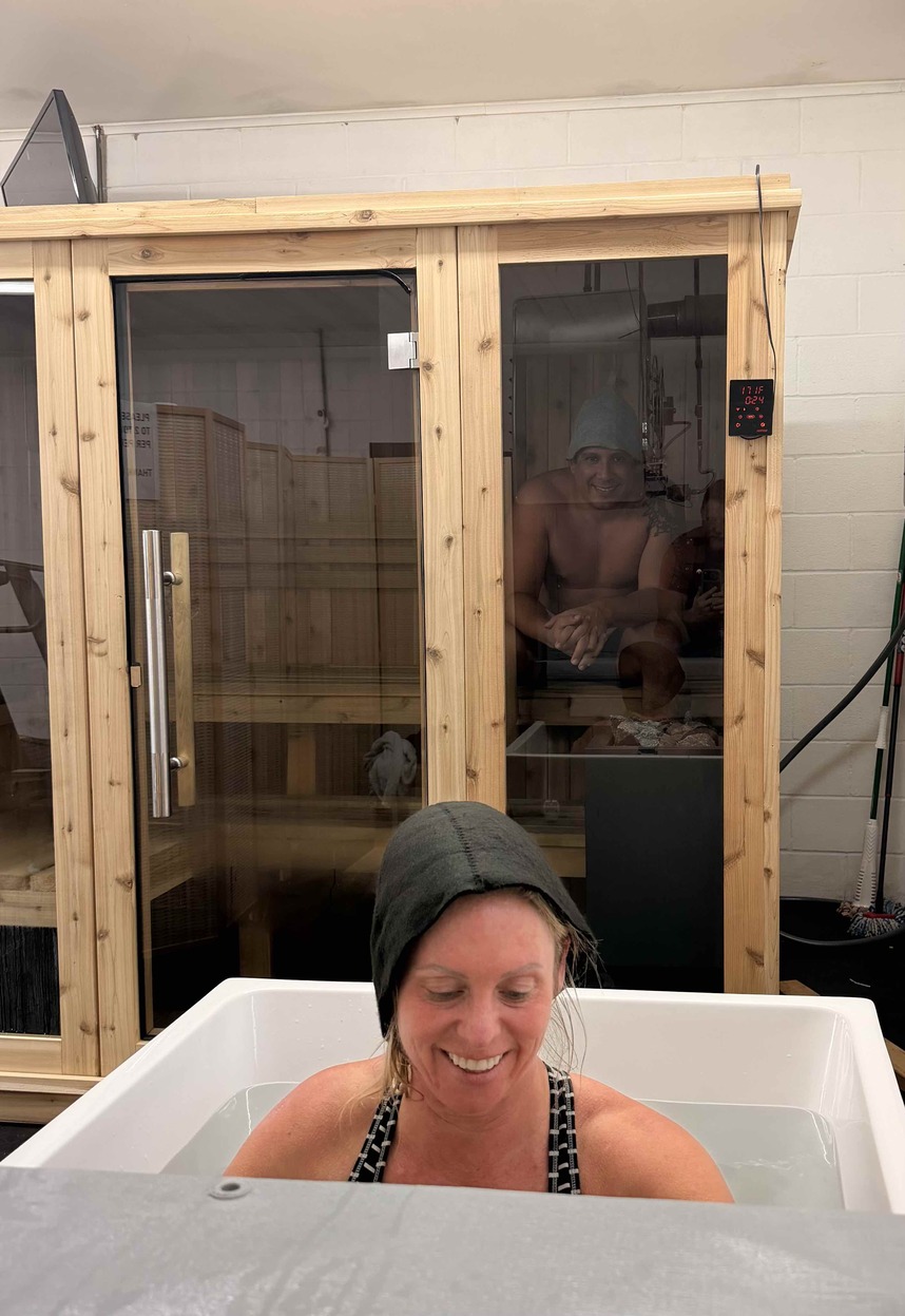 South Fork Gym sauna — post-workout recovery